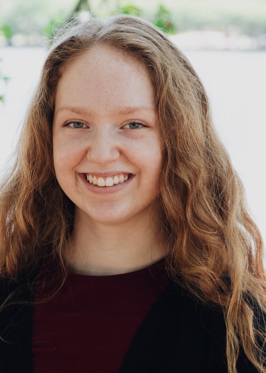 Image of Samantha Taylor-Spring 2021 Honors in the Major Bess Ward Thesis Award Recipient.