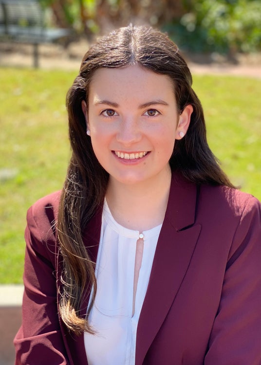 Image of Meagan McLaughlin, Spring 2021 Bess Ward Thesis Award Winner. 