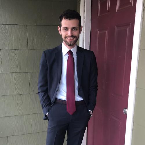 "Sergio Salazar, Spring 2022 Outstanding Senior Scholar"