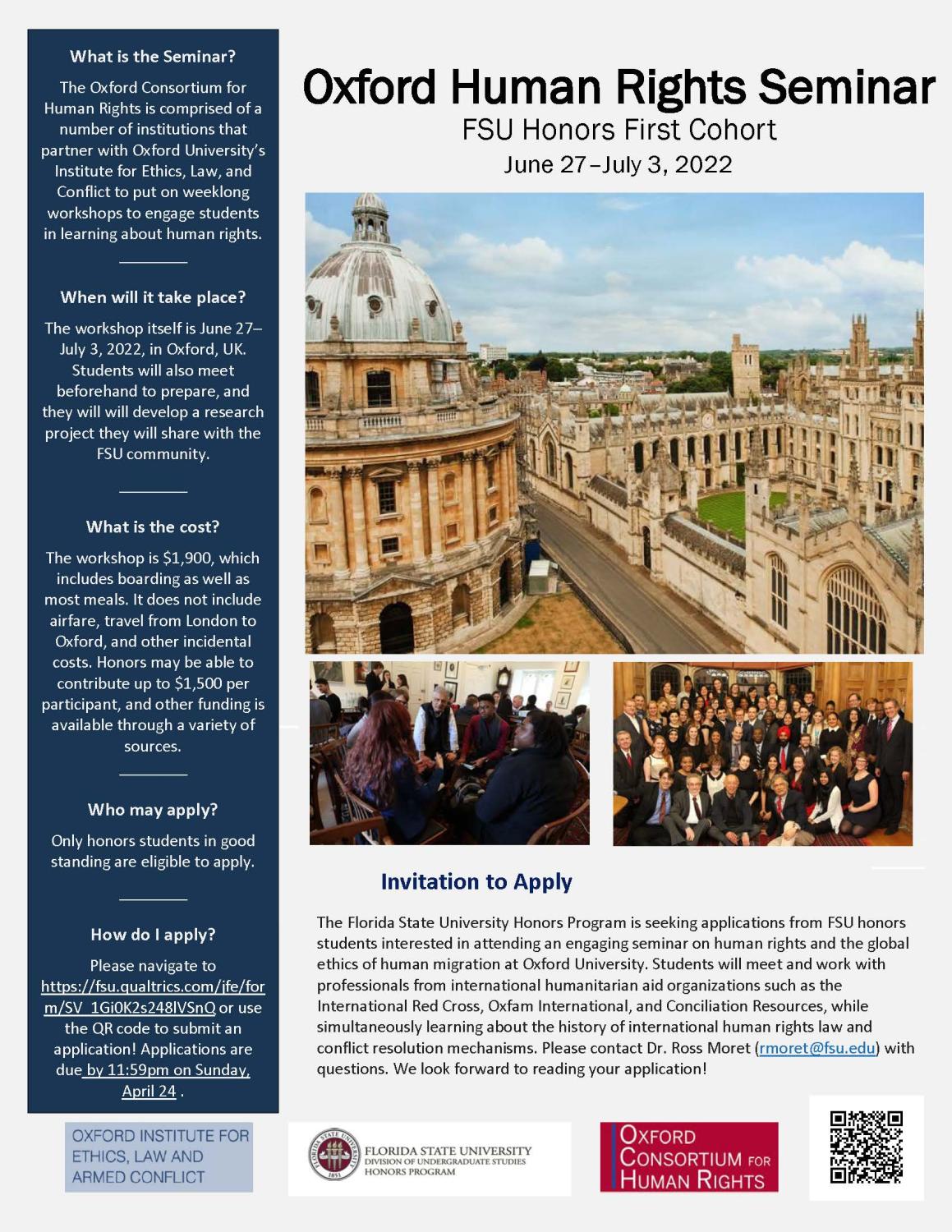 Oxford Human Rights Seminar Flyer