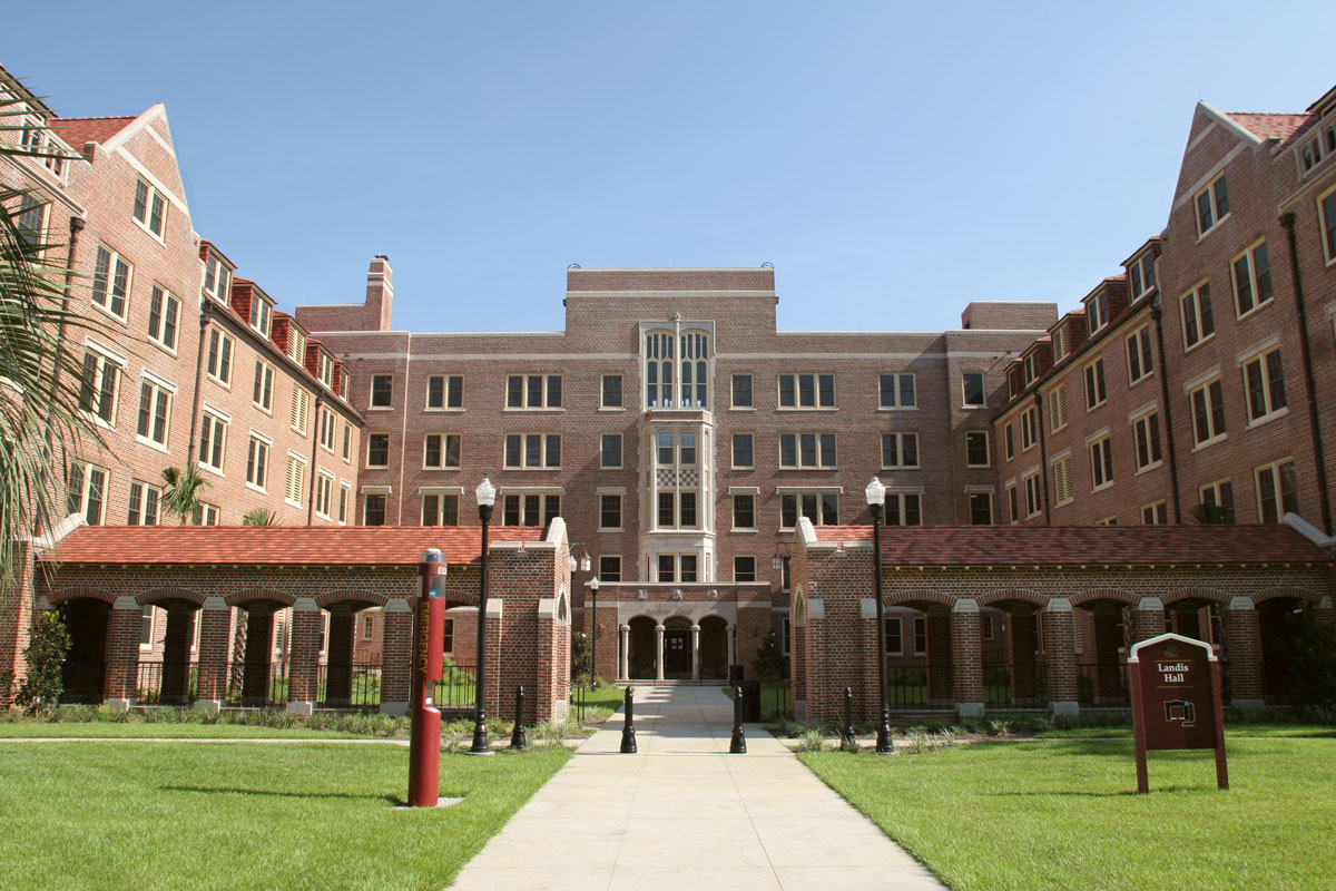 Landis Hall as viewed from Jefferson Street, Tallahassee, Florida