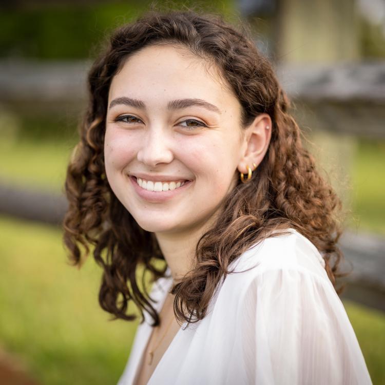 "Emma Barrett, honors student and Presidential Scholar. Link to Featured Student write-up on her summer opportunity in Italy with FSU and COSA Excavations."