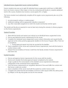 "Link to PDF of Individual Honors-Augmented Course Contract Guidelines"