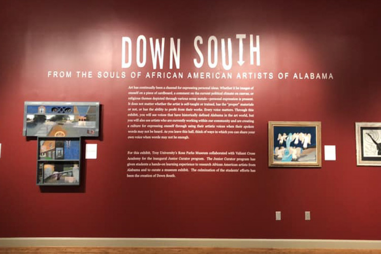 Alabama Freedom Ride Field Trip-Art Exhibit Display