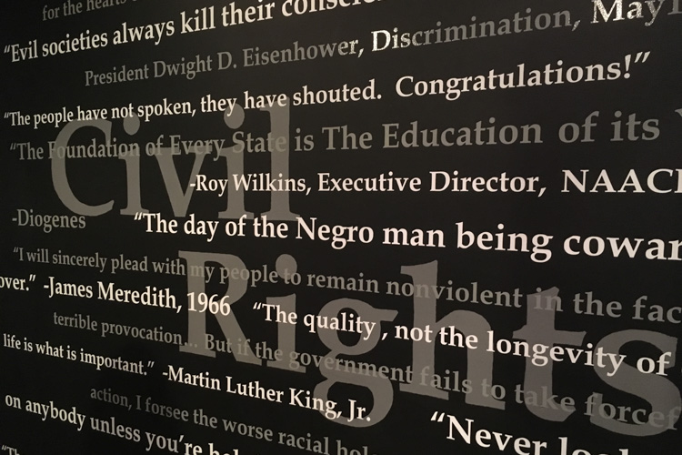 Alabama Freedom Ride Trip-Civil Rights Quotes in Marble