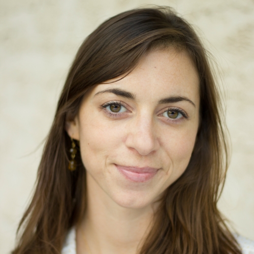 Image of Dr. Malia Bruker, Assistant Professor, School of Communication and Honors in the Major Mentor to Sabrina Linares. Also, link to student-mentor profile page.